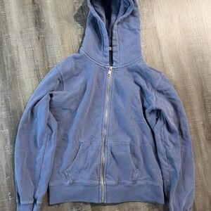 Brandy Melville Blue Zip Up